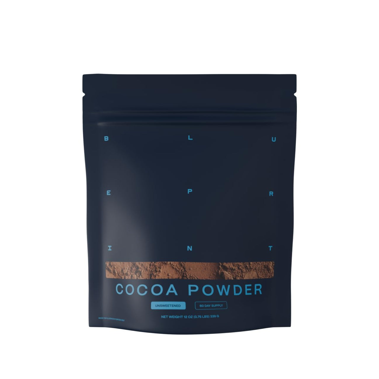 Blueprint Bryan Johnson Non Dairy Cocoa Powder – Elite Level Flavanols – 100% Pure Cocoa – Low Fat Unsweetened Cocoa – Undutched – Keto Friendly – Great for Baking, Cooking & Smoothies – 12oz Bag