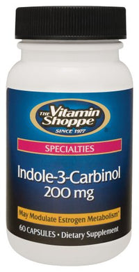 Thumbnail for Vitamin Shoppe - Indole-3-Carbinol, 200 mg, 60 capsules