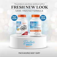 Thumbnail for Doctor's Best High Absorption CoQ10 with BioPerine Supplement - Coenzyme Q10 Softgels for Heart Health & Antioxidant Support, Naturally Fermented CoQ10 100mg for Women & Men, Non GMO - 120 Softgels