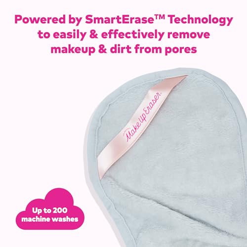The Original MakeUp Eraser PRO, Effortlessly Remove All Makeup Using Only Water, Including Waterproof Mascara, Eyeliner, Foundation, Lipstick, Sunscreen, and More! Cool Gray, 1ct.