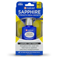 Thumbnail for Nail-Aid Sapphire Strengthener & Mega Growth Treatment - Clear, 0.55 Fl Oz