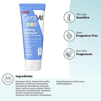 Thumbnail for CeraVe Diaper Rash Cream, Baby Healing Ointment for Extra Dry, Cracked Skin, Diaper Cream with Ceramides & Vitamin E, Lanolin, Fragrance, Paraben, Dye, Phthalates & Sulfate Free, 3 Ounce
