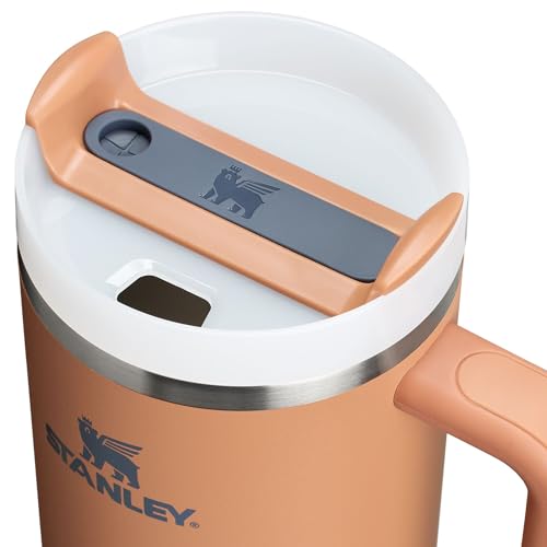 Stanley Quencher H2.0 Tumbler with Handle and Straw 40 oz | Flowstate 3-Position Lid | Cup Holder Compatible for Travel | Insulated Stainless Steel Cup | BPA-Free | Toast