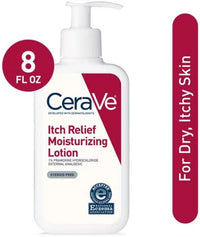 Thumbnail for CeraVe Itch Relief Moisturizing Lotion, 8 oz, Dry Skin Relief, Fragrance-Free (Pack of 2)