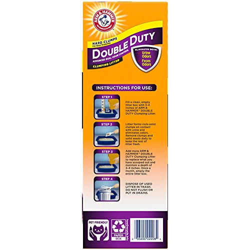 Arm & Hammer Double Duty Clumping Litter, 20lb