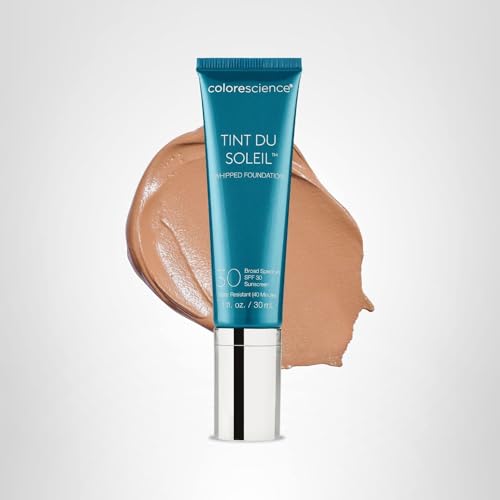 Colorescience Mineral Sunscreen Foundation, Tint du Soleil, For Sensitive Skin - Broad Spectrum SPF 30 Protection
