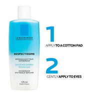 Thumbnail for La Roche-Posay Respectissime Waterproof Eye Makeup Remover, Won't Irritate Sensitive Skin, Fragrance Free, 4.2 Fl Oz