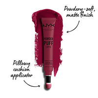 Thumbnail for NYX PROFESSIONAL MAKEUP Powder Puff Lippie Lip Cream, Liquid Lipstick - Prank Call (Burgundy)