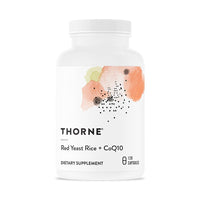 Thumbnail for THORNE Red Yeast Rice + CoQ10 - Maintain Healthy Cholesterol Levels and Supports Cardiovascular Health* - Gluten-Free, Dairy-Free - 120 Capsules