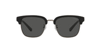Thumbnail for Coach HC8326 Sunglasses, Black/Gunmetal/Dark Grey Solid, 52 mm