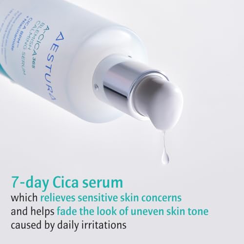 AESTURA A-CICA365 Blemish Calming FaceSerum, Niacinamide Serum for Dry and Sensitive Skin, Redness Relief, Acne, Minimize Blemishes, 1.35 Fl Oz (40ml)