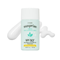 Thumbnail for ETUDE Sunprise Mild Airy Finish Sun Milk SPF50+ / PA++++ (55ml) | Sebum-free, Non-Sticky, Long Lasting Protection, 100% Mineral Based Korean Sunscreen, Korean Skin Care