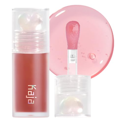 Kaja Juicy Glass Lip Plumping Oil | 05 Plum Paloma | Hydrating, Feel Plumped and Lightweight with Vitamin Tree Fruit Oil, Vegan, Cruelty-Free, Clear Tint Stain Shine Gloss Plumper, Mother's Day