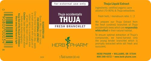 Herb Pharm Thuja Branchlet Liquid Extract - 1 Ounce (DTHUJA01)