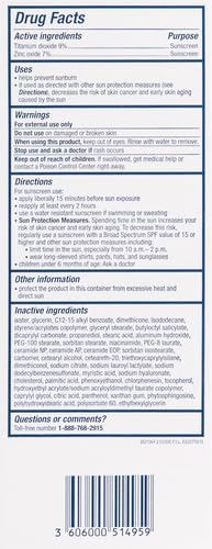 Thumbnail for CeraVe 100% Mineral Sunscreen SPF 50, Face sunscreen With Zinc Oxide & Titanium Dioxide, Hyaluronic Acid + Niacinamide + Ceramides, Oil Free, Travel Size 2.5 oz
