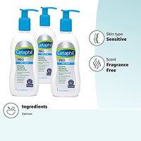 Thumbnail for Cetaphil RESTORADERM Itch Control Moisturizing Lotion, 10 fl oz (Pack of 3), Soothes Dry, Irritated, Eczema Prone Skin, No Added Fragrance, (Packaging May Vary)