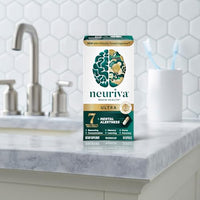 Thumbnail for NEURIVA Ultra Decaffeinated Clinically Tested Nootropic Brain Supplement for Mental Alertness, Memory, Focus & Concentration, Cognivive, Neurofactor, Phosphatidylserine, Vitamins B6 B12, 60 Capsules
