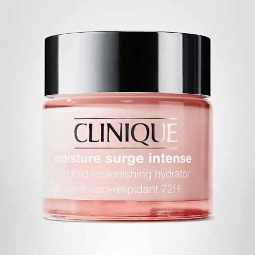 Clinique Moisture Surge Intense 72H Lipid-Replenishing Hydrator Face Moisturizer With Aloe Water + Cica | Hydrating + Moisturizing, 2.5 Fl Oz