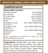 Thumbnail for Majesty's Omega Wafers - Superior Horse / Equine Skin, Coat, and Immune Support Supplement - Omega 3, 6, 9, and Biotin - 60 Count (2 Month Supply)