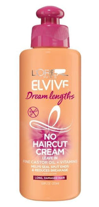 Thumbnail for New Paris Elvive Dream Lengths No Haircut Cream Leave in Conditioner, 6.8 fl oz (1 Pack, Package May Vary)