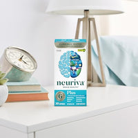 Thumbnail for NEURIVA Plus Brain Supplement for Memory and Focus Clinically Tested Nootropics for Concentration for Mental Clarity, Cognitive Enhancement Vitamins B6, B12, Phosphatidylserine 30 Capsules