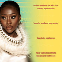 Thumbnail for Juvia's Place Coffee Shop Luxe Lip Liner: Love Me - Colorstay Matte Finish Lip Pencil, Makeup for Natural Long Lasting Beauty and Sensational Wear, Lip Stain Kiss Proof Cometics