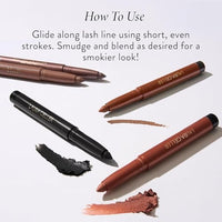Thumbnail for LAURA GELLER NEW YORK Kajal Longwear Kohl Eyeliner Pencil - Midnight Blue Kohl - Caffeine and Vitamin E - Smooth & Blendable Liner - Built-In Sharpener