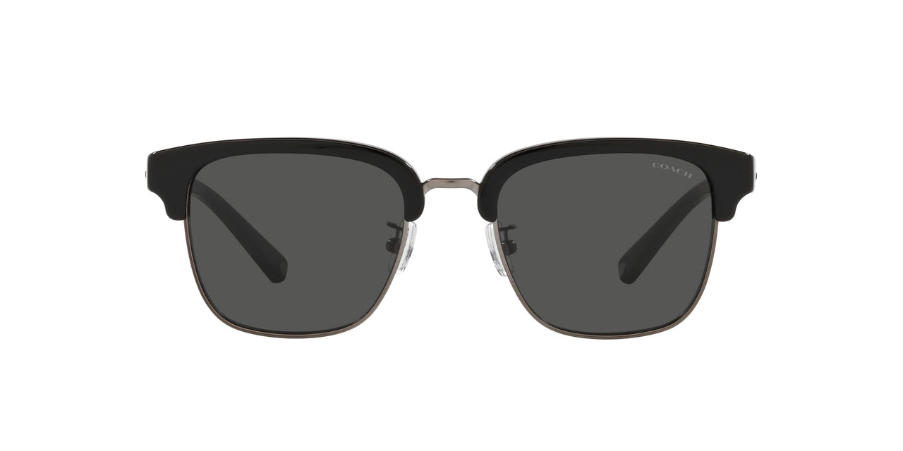 Coach Sunglasses HC 8326 500287 C6194 Black/Gunmetal Dark Gr