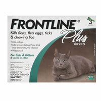 Thumbnail for Frontline Plus for Cats 3 Count by Frontline Plus