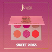 Thumbnail for Juvia's Place Palette The Sweet Pinks - Deep Fuchsia, Soft & Sweet Pink, Shades of 6, Pressed Pigments Palette, Professional Makeup, Pigmented Pan Palette, Makeup Palette for Color & Shine