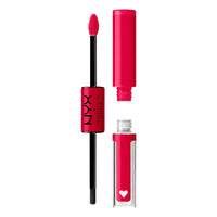 Thumbnail for NYX PROFESSIONAL MAKEUP Shine Loud, Long-Lasting Liquid Lipstick with Clear Lip Gloss - On A Mission (Blue Red)