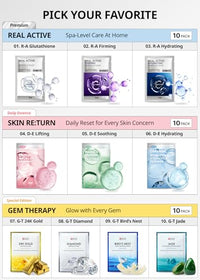 Thumbnail for Image 2 of SNP Real Active Hydrating Ampoule Sheet Mask 10 Sheets