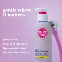 Thumbnail for eos Cashmere Shave Oil – Vanilla Cashmere, Moisturizing Shave Oil with Shea Butter & Glycerin, Helps Prevents Irritation & Razor Burn, Vegan, 6 fl oz