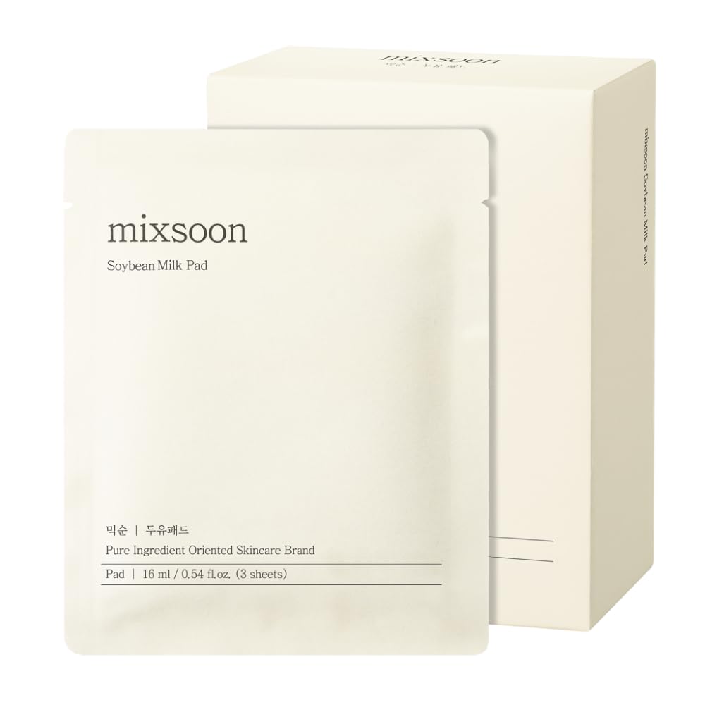 mixsoon Soybean Milk Pad 10ea Milky Texture Sheet Pad for Sensitive Skin Nourishing Moisturizer Korean Glass Skin Care