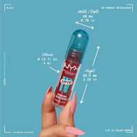 Thumbnail for NYX PROFESSIONAL MAKEUP Lip IV Hydrating Glossy Lip Stain with 12HR Hydration - Bubblegum Burst (Pink)