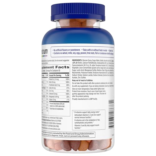 Centrum MultiGummies Gummy Multivitamin for Men, Multivitamin/Multimineral Supplement with Selenium, Antioxidants and Vitamin D3, Assorted Fruit Flavor - 170 Count