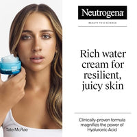 Thumbnail for Neutrogena Hydro Boost Skincare Set, Hydro Boost Fragrance Free Gel Cream Face Moisturizer, 1.7 fl oz, & Trial Size Hydro Boost Fragrance Free Hydrating Gel Facial Cleanser, 0.5 fl oz