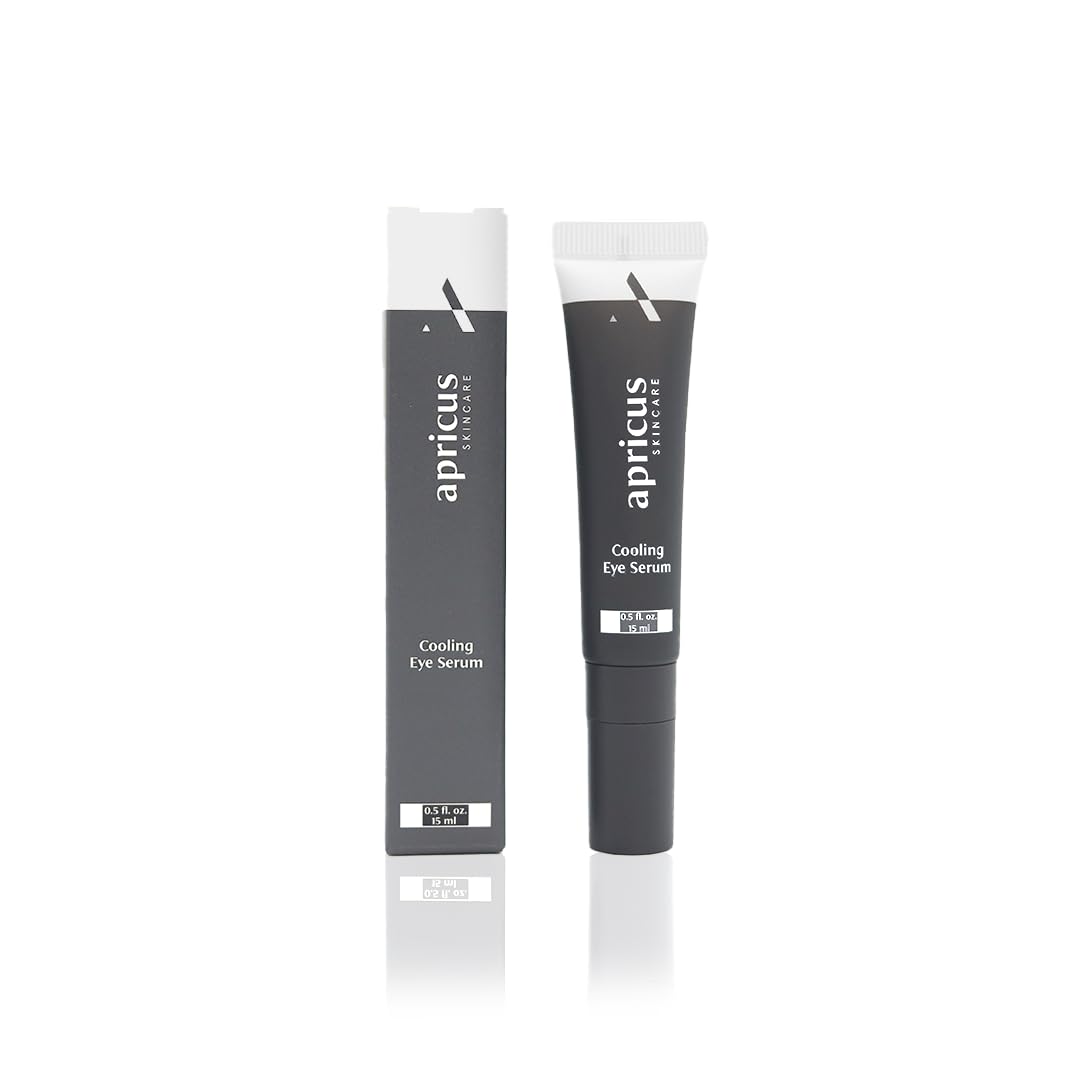 Forte Series Apricus Eye Serum, Caffeine Peptide Formula, Lightweight Serum for Dark Circles, Puffiness and Fine Lines