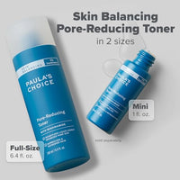 Thumbnail for Paula's Choice Skin Balancing Pore-Reducing Face Toner with Niacinamide, for Oily Skin & Combination, Minimizes Large Pores, Controls Oil & Shine, Hydrates & Replenishes, Fragrance-Free, 6.4oz