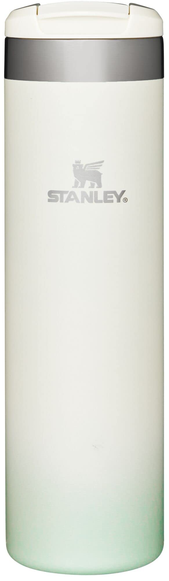 Stanley AeroLight Transit Bottle 20 oz Locking Drink Through Lid Leak Resistant Water Bottle or Coffee Travel Mug Lightweight Insulated Stainless Steel BPA-Free Cream
