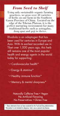 Thumbnail for Bravo Tea Absolute Rhodiola Herbal Tea Caffeine Free, 20 Tea Bags