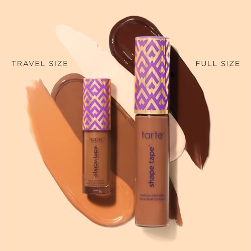 tarte shape tape concealer – Full-Coverage Creaseless Soft Matte Finish, Brightening Under-Eye & Face Makeup, 16hr Longwear, Vegan & Cruelty-Free, full size, 35H medium honey