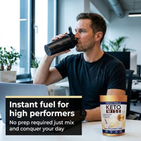 Thumbnail for Image 4 of Keto Wise Meal Replacement Shake - French Vanilla - 16.1 oz pouch