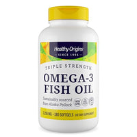 Thumbnail for Image 1 of Default Title for the product Healthy Origins Omega-3 Fish Oil 1,250 mg, 180 Softgels