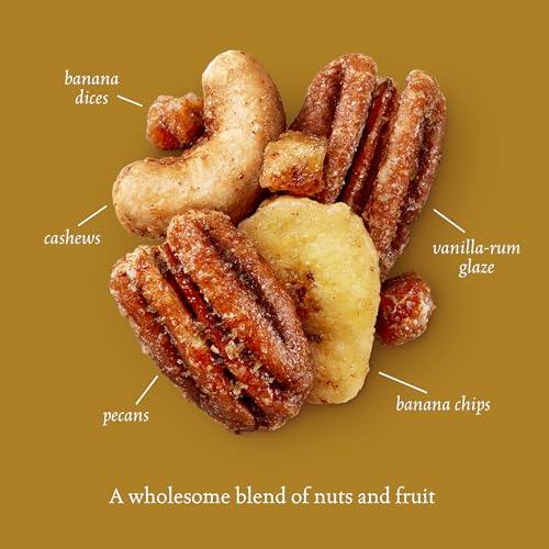Image 4 of Sahale Snacks Banana Rum Pecans Glazed Mix, 1.5 Ounces (Pack of 18)