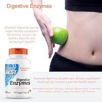 Thumbnail for Doctor's Best Digestive Enzymes Non-GMO Vegetarian Gluten Free, 90 Veggie Caps