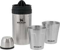 Thumbnail for Stanley Happy Hour Cocktail Shaker Set 20 oz | Bartender Kit for Camping and Travel | Cocktail Drink Mixing Set with 2 Cups | Insulated Stainless Steel | BPA-Free | Stainless Steel
