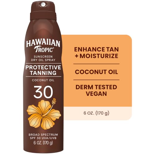 Image 4 of Hawaiian Tropic Protective Tanning Pump Lotion SPF 30, 6 Ounce