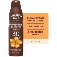 Thumbnail for Image 4 of Hawaiian Tropic Protective Tanning Pump Lotion SPF 30, 6 Ounce