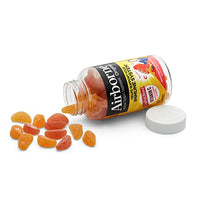 Thumbnail for Airborne 750mg Vitamin C Gummies for Adults, Immune Support Gummies with Powerful Antioxidants VIT C & E, Caffeine Free - 2x63ct Bottle (42 Servings), Assorted Fruit Flavor